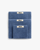 Tekla Terry Towel Storm Blue