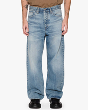 HOPE Criss Loose Fit Jeans Light Blue Crease