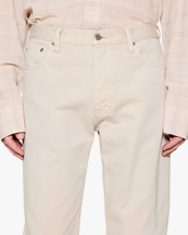 Hope Rush Relaxed Bootcut Jeans Washed Ecru