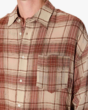 Hope Room Shirt Faded Red Check
