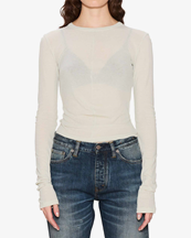 Hope Ripple Longsleeve Pastel Green Crepe Jersey