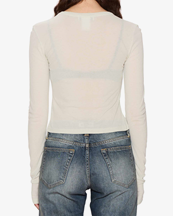 Hope Ripple Longsleeve Pastel Green Crepe Jersey