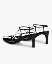 Jil Sander Leather Sandals Black