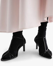 Jil Sander Leather Sandals Black