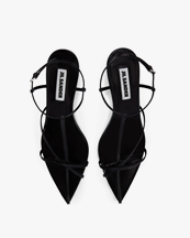Jil Sander Leather Sandals Black
