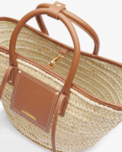 Jacquemus Le Panier Soli Basket Bag Light Brown 2