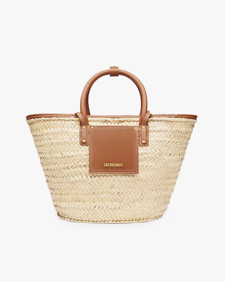 Jacquemus Le Panier Soli Basket Bag Light Brown 2