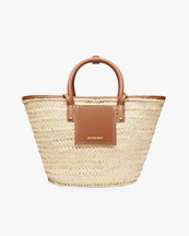 Jacquemus Le Panier Soli Basket Bag Light Brown 2