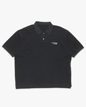 Acne Studios Relaxed Polo T-Shirt Black