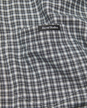 Acne Studios Relaxed Checkered Shirt Black/White