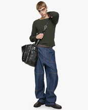 Acne Studios Ribbed Jumper Vintage Green