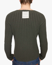 Acne Studios Ribbed Jumper Vintage Green