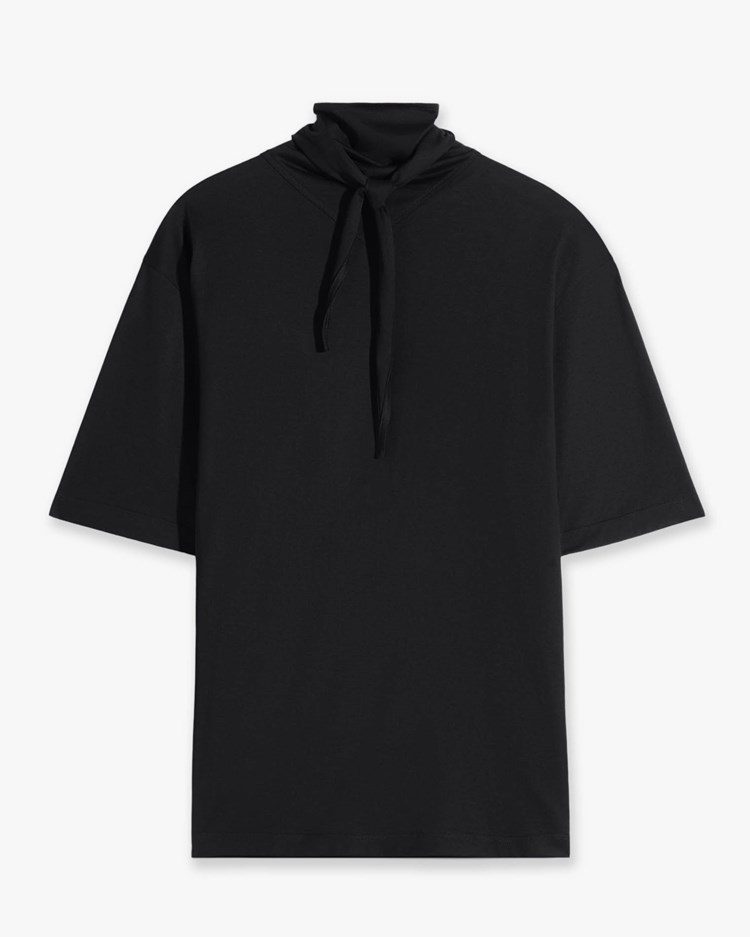 LEMAIRE T-Shirt With Foulard Black