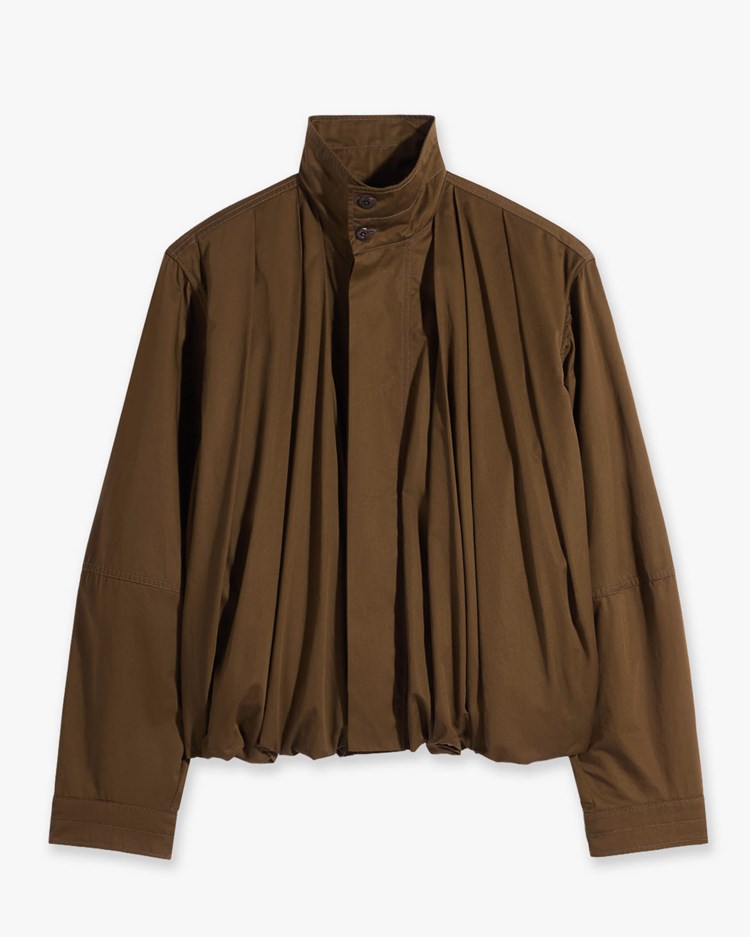 LEMAIRE Soft Pleated Blouson Bronze