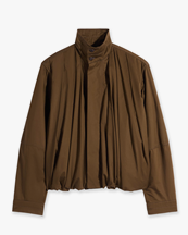 LEMAIRE Soft Pleated Blouson Bronze