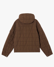 Stone Island 4100014 Quilted Cotton Nylon Jacket Shadow Brown