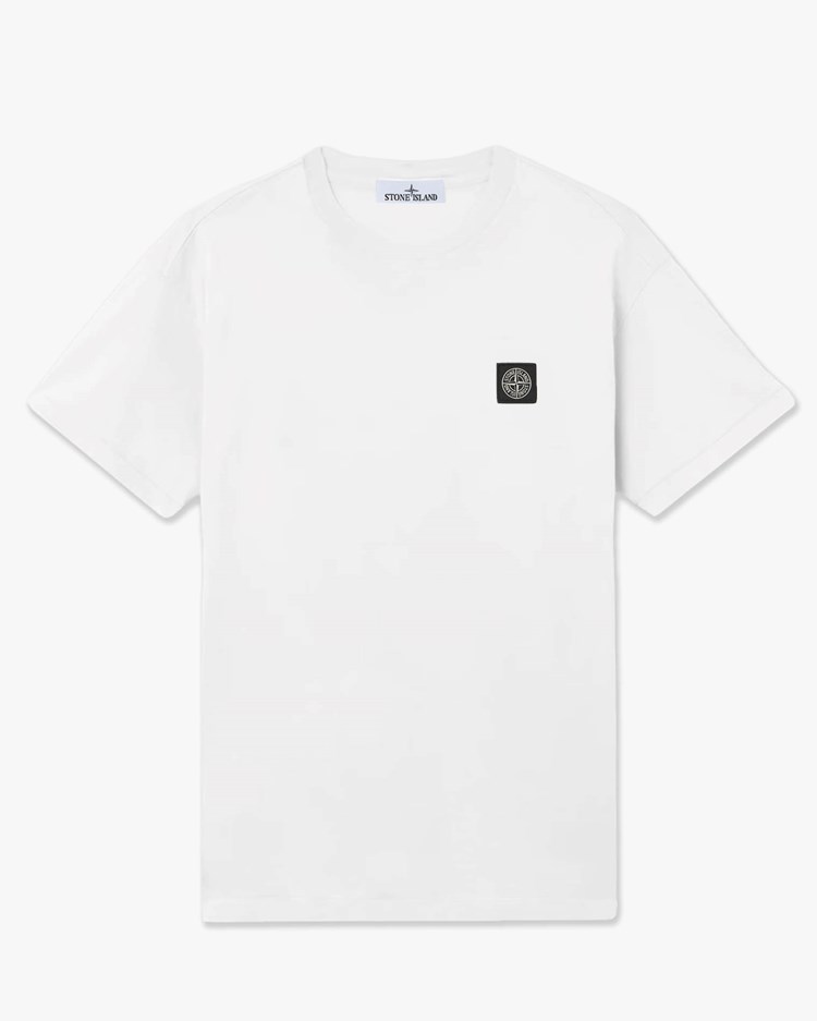Stone Island 2100027 Cotton Crewneck T-Shirt White