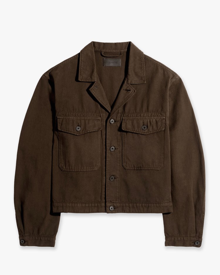 LEMAIRE Trucker Jacket Cacao