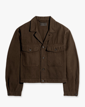 LEMAIRE Trucker Jacket Cacao