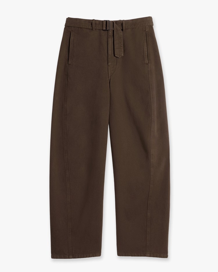 LEMAIRE Twisted Belted Pants Cacao