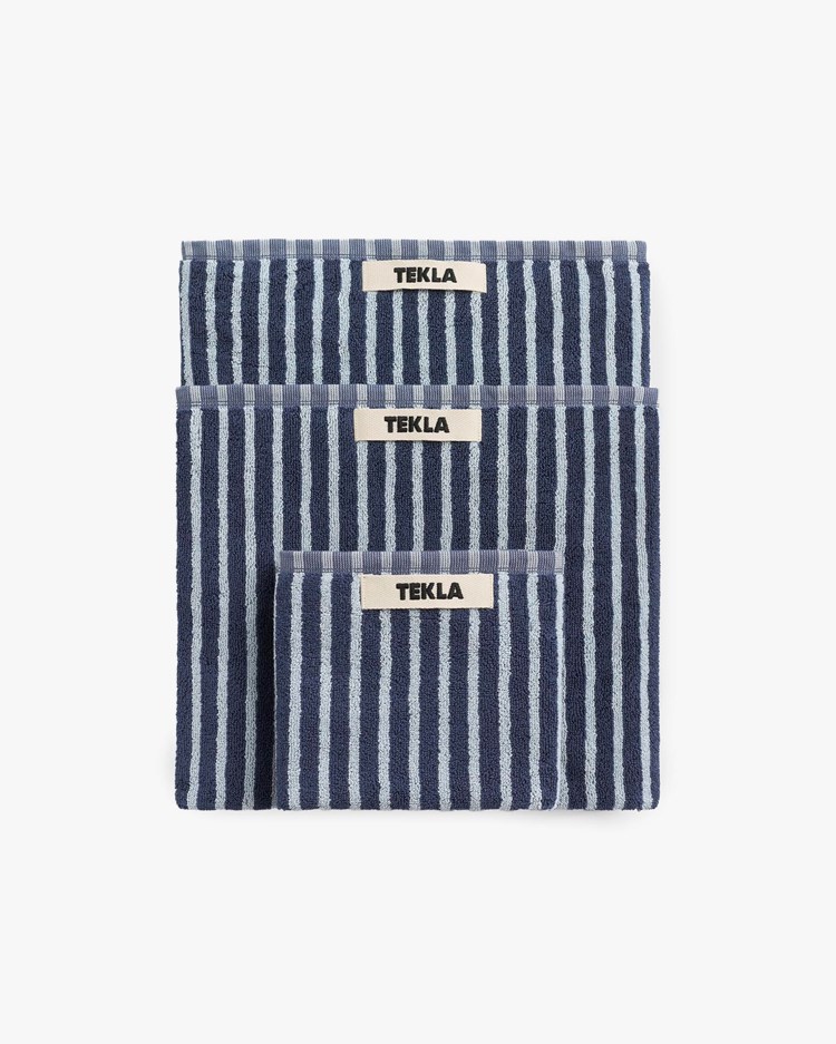 Tekla Terry Towel River Stripes