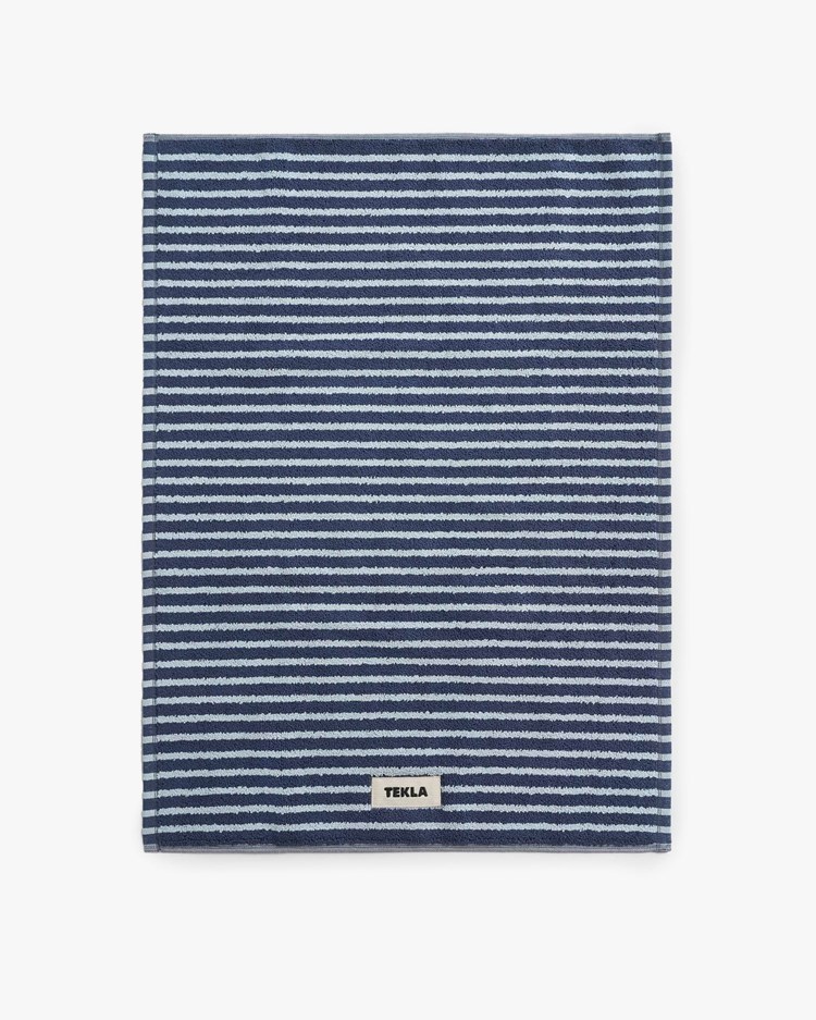 Tekla Terry Bath Mat River Stripes