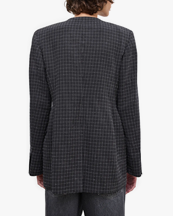 House of Dagmar Sb Hourglass Blazer Charcoal Grey