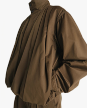 LEMAIRE Soft Pleated Blouson Bronze