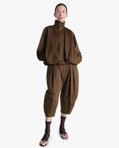 LEMAIRE Soft Pleated Blouson Bronze