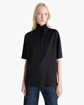 LEMAIRE T-Shirt With Foulard Black