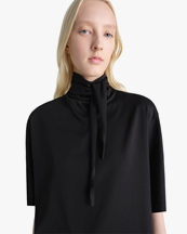 LEMAIRE T-Shirt With Foulard Black