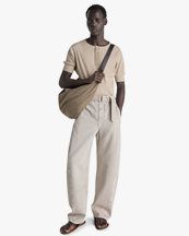 LEMAIRE Rib Henley Top Sage