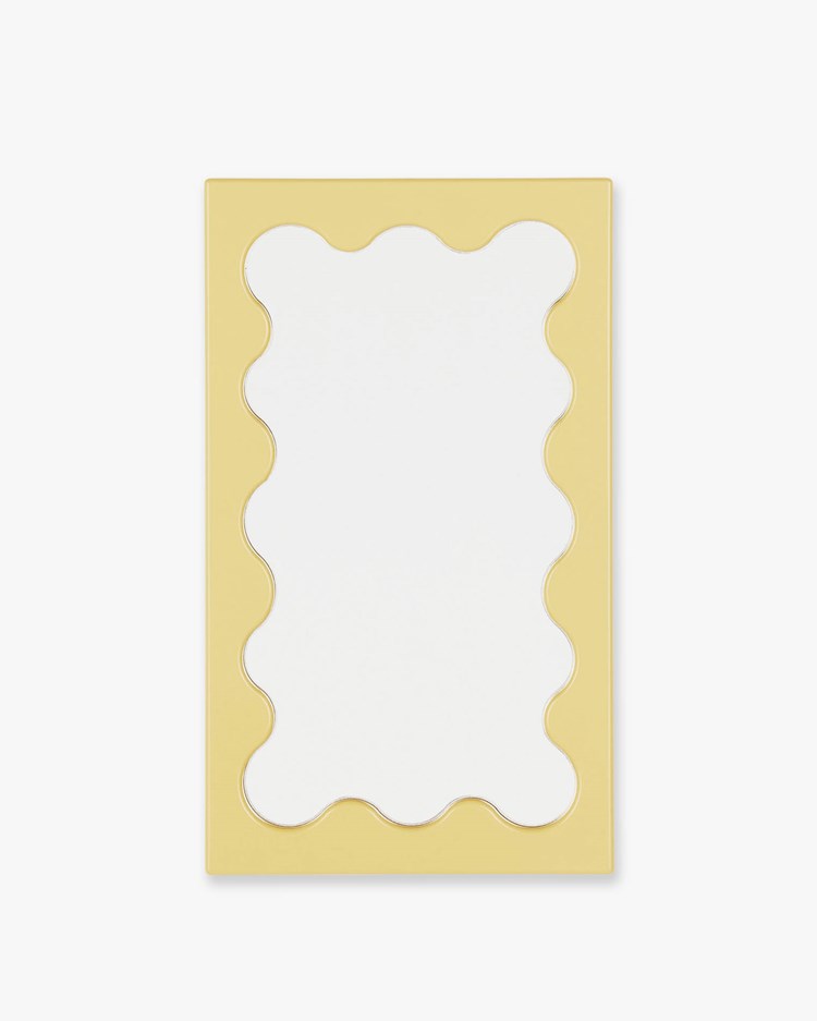 Gustaf Westman Curvy Mirror Micro Pale Yellow