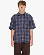Palmes Checkered Shirt Blue