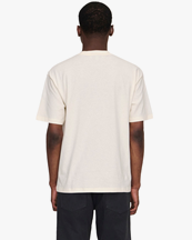 Palmes Screen-Printed Logo T-Shirt Off White