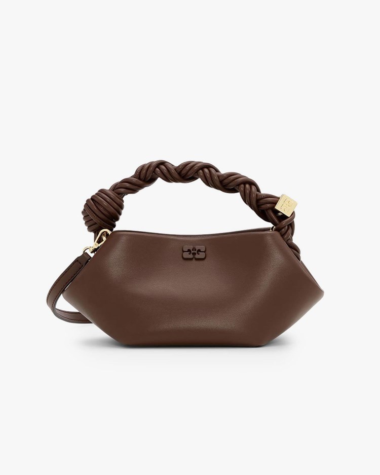 Ganni Bou Bag Mini Chocolate Fondant