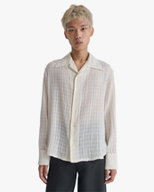Séfr Ignacio Shirt Cloud White Check