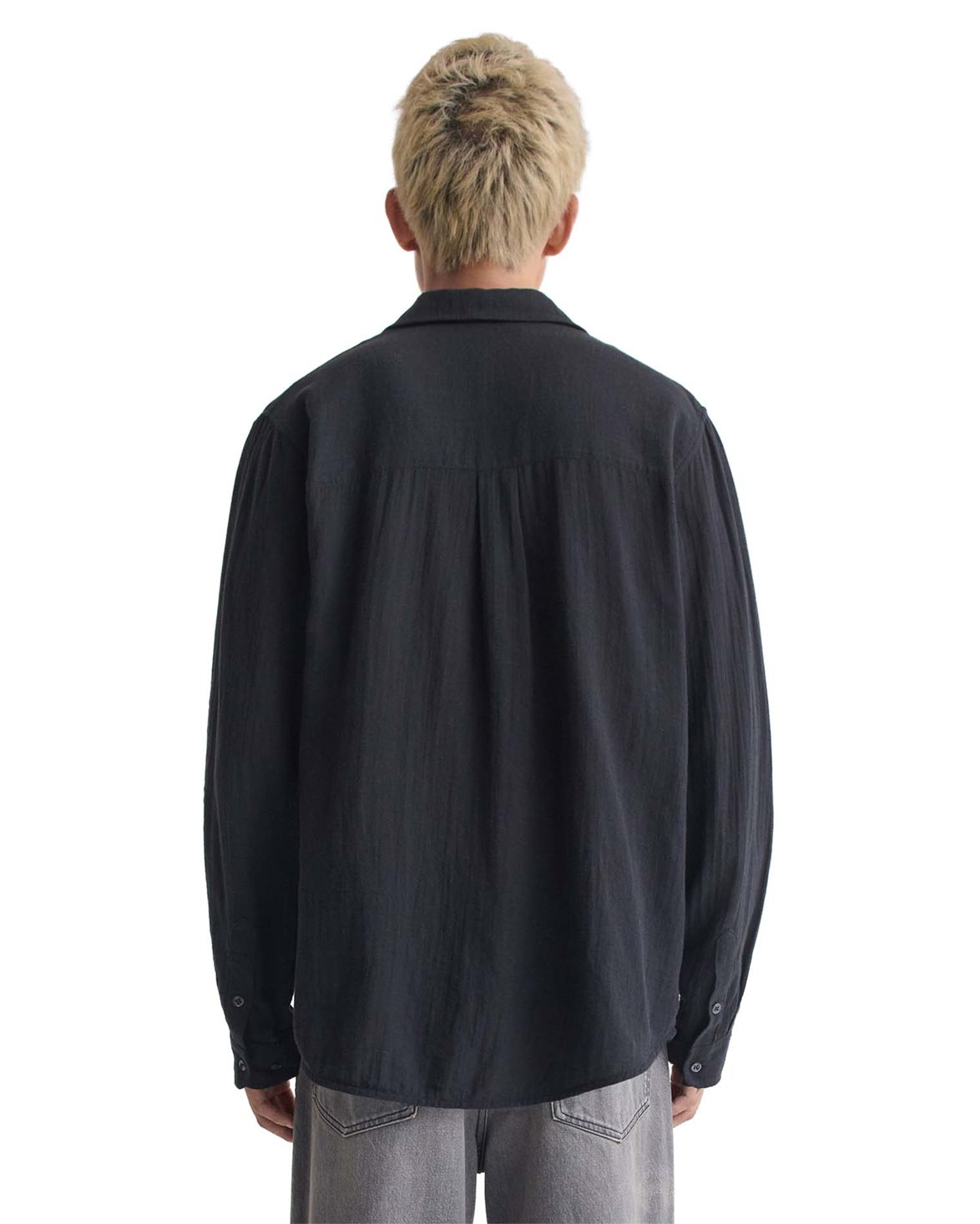 Séfr Leo Shirt Light Black - Vallgatan 12