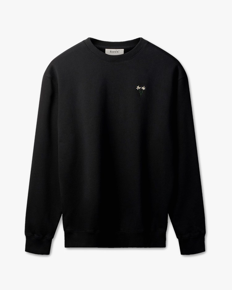 Forét Posy Sweatshirt Black