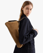 Jil Sander Dune Bag Medium Umber