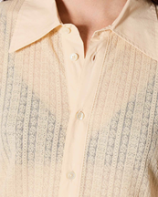 Hope Window Shirt Ecru Lace Jersey