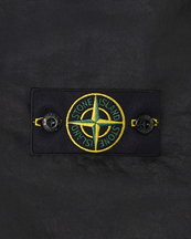 Stone Island 1200003 Buttoned Nylon Overshirt Black