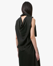 Our Legacy Virtuous Top Still Black Calm Cupro Cotton