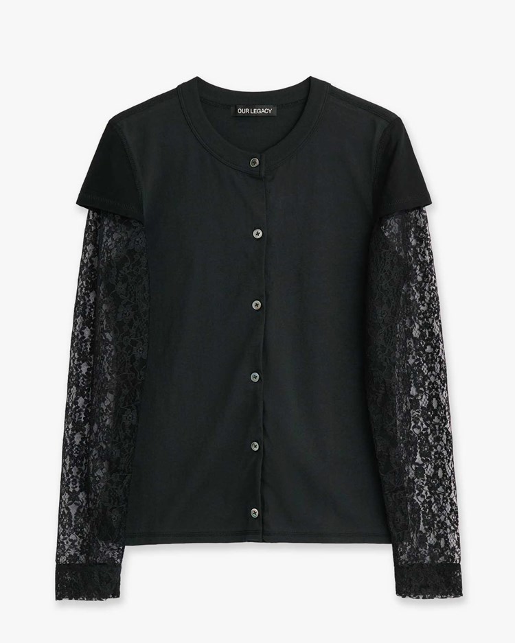 Our Legacy Heat Longsleeve Washed Black Legacy Jersey