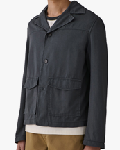 Jeanerica Chet Jacket Plum Grey