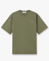 Stone Island 2100030 Garment Dyed Cotton T-Shirt Military Green