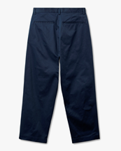 Forét Writer Relaxed Fit Pleated Pants Navy