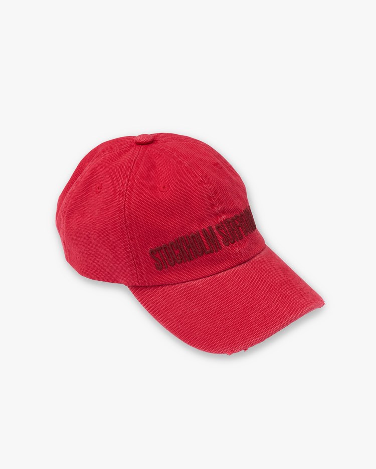 Stockholm Surfboard Club Pac Life Logo Cap Red