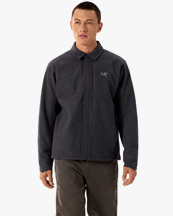Arc'teryx Sawyer Wool Overshirt M Black Heather