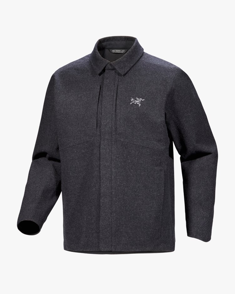Arc'teryx Sawyer Wool Overshirt M Black Heather
